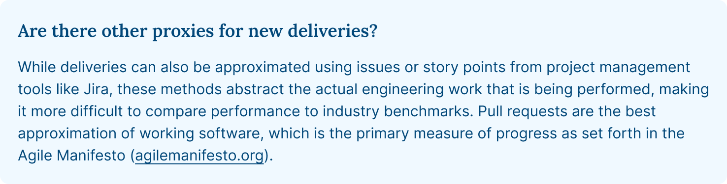 Engineering metrics vs. project management metrics